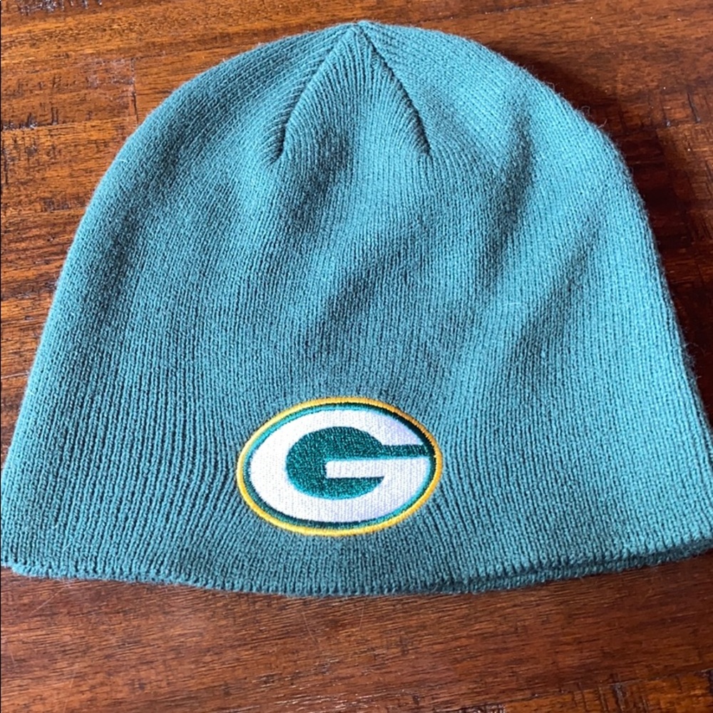 Green Bay packer stocking cap